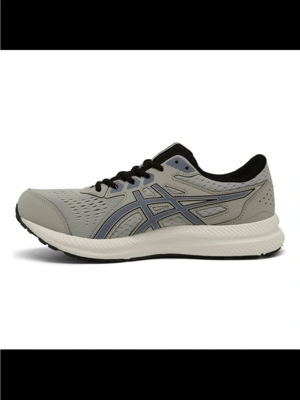 NWT asics men’s gel content 8 extra wide width running sneakers gray size 11.5 W
